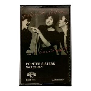 Pointer Sisters So Excited Cassette 1982 Planet Records
